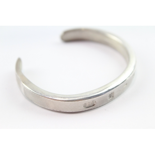 199 - Sterling Silver Mid Century Cuff Bangle 53g