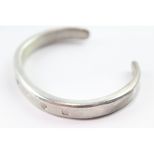199 - Sterling Silver Mid Century Cuff Bangle 53g
