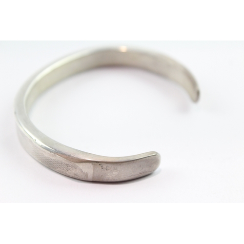 199 - Sterling Silver Mid Century Cuff Bangle 53g