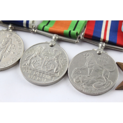 279 - WW2- ER II Police LSGC Medal Group To Const James Williams