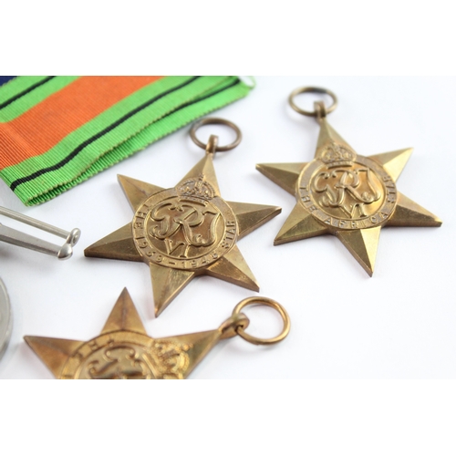 289 - Boxed WWII Army Africa - Italy Star Medal Group