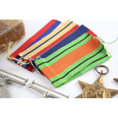 289 - Boxed WWII Army Africa - Italy Star Medal Group