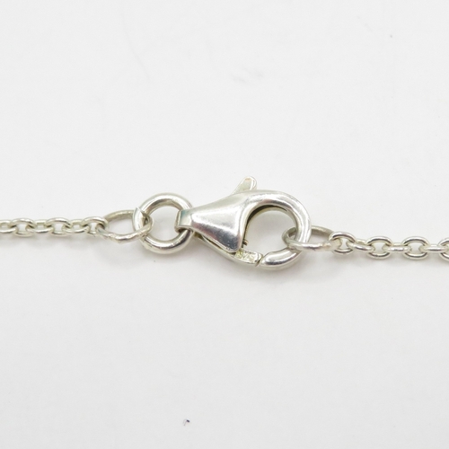 208 - Tiffany & Co Sterling Silver Heart Necklace 6.41g
