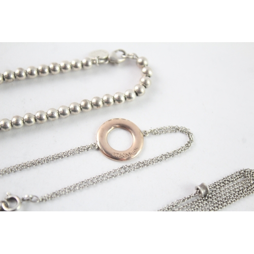 279 - Collection of Sterling Silver Tiffany & Co Jewellery inc. Metal x 3 (14g)