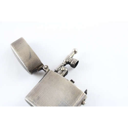289 - Art Deco - .925 Sterling Silver Cased Petrol Lighter 56g
