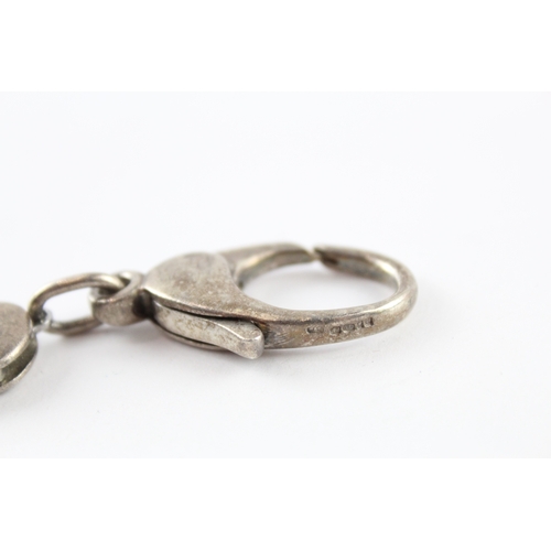 299 - .925 Sterling Silver Pocket Knife Keyring 49g