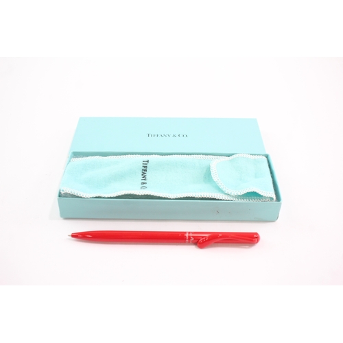 Tiffany & Co. x Elsa Peretti Red Cased Ballpoint Pen / Biro WRITING Boxed