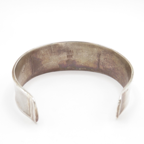 202 - Sterling Silver 925 George Jensen Cuff Bangle No. 188 (52g)