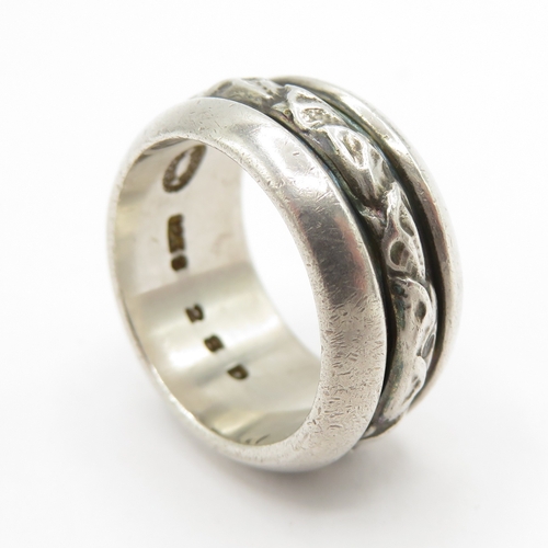 206 - Sterling Silver 925 Georg Jensen Ring 28D (10g)