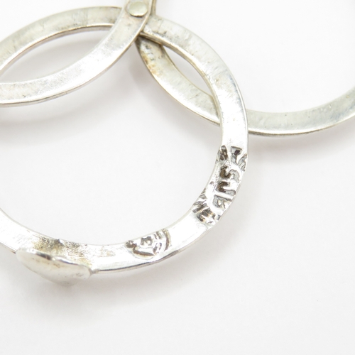 208 - Sterling Silver Fede Ring (3.6g) Size O