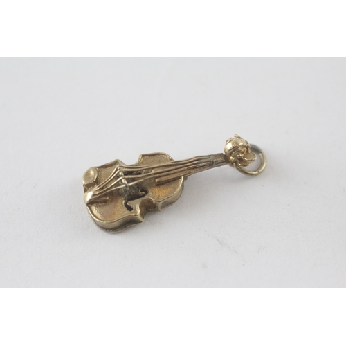 79 - 9ct gold vintage violin charms (1.9g)