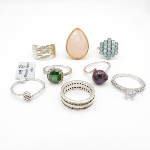 209 - Collection of Sterling Silver 925 Rings - 35g