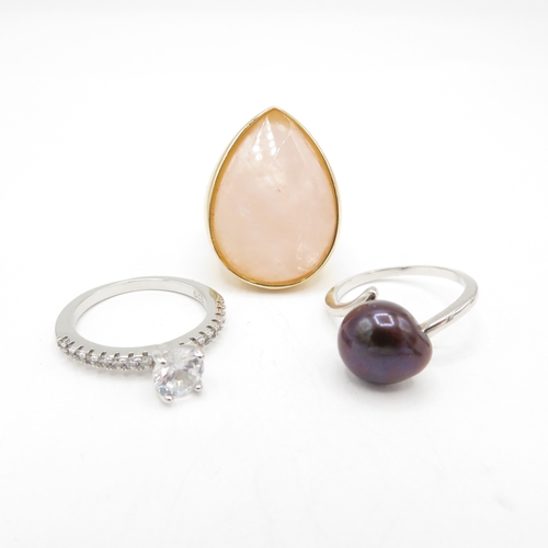 209 - Collection of Sterling Silver 925 Rings - 35g