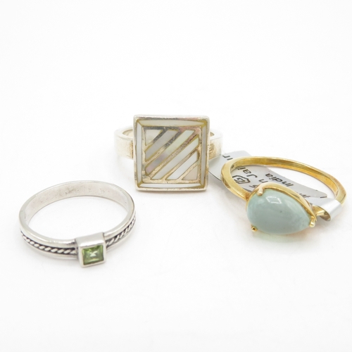 210 - Collection of Sterling Silver 925 Rings - 40.7g