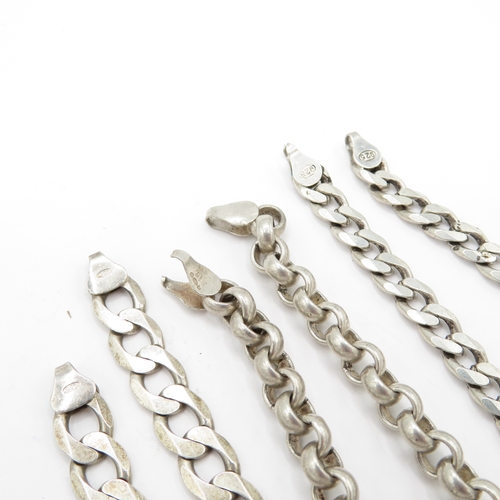 216 - Sterling Silver Necklace and Bracelet for Repair / Restoration - 55g