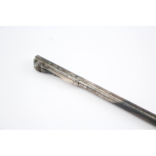 379 - Tiffany & Co. .925 Sterling Silver Cased Golf Themed Ballpoint Biro Writing 23g