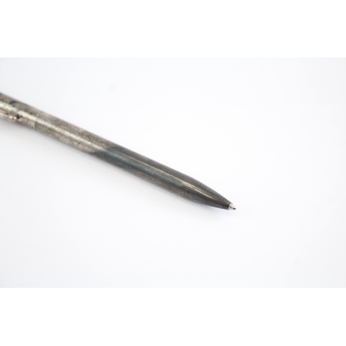 379 - Tiffany & Co. .925 Sterling Silver Cased Golf Themed Ballpoint Biro Writing 23g