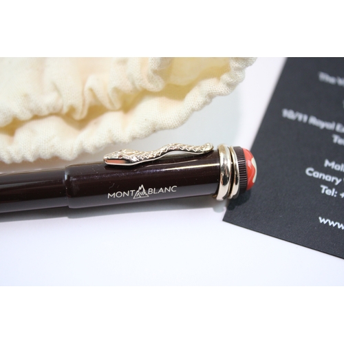 397 - Montblanc Heritage 'Rouge Et Noir' Special Edition Ballpoint Pen Writing