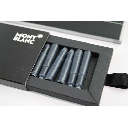 400 - Montblanc Meisterstuck No.146 Black Fountain Pen 14ct Nib Writing HB127057