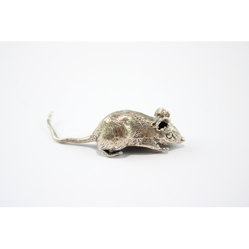 Vintage .925 Sterling Silver Miniature Mouse Figurine, Novelty 9g