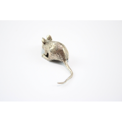 Vintage .925 Sterling Silver Miniature Mouse Figurine, Novelty 9g