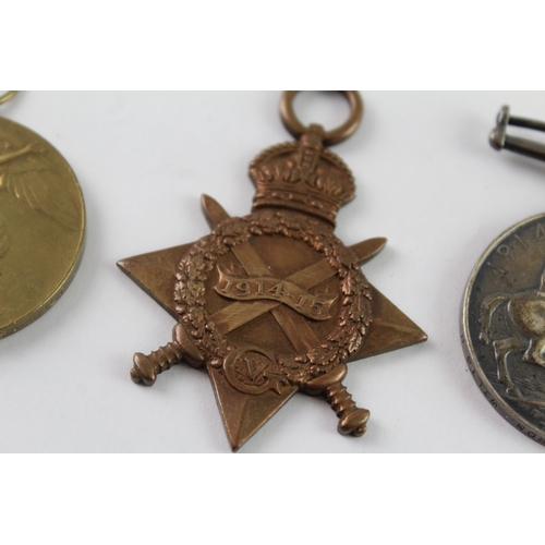 324 - WW1 1914-15 Star Trio Named- 13943 Pte G.V Richards Wilts Regt