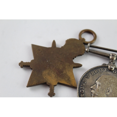 324 - WW1 1914-15 Star Trio Named- 13943 Pte G.V Richards Wilts Regt