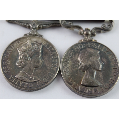 331 - Mounted ER II RAF CSM-Northern Ireland & LSGC Medal Pair- Cpl N.R Trail RAF