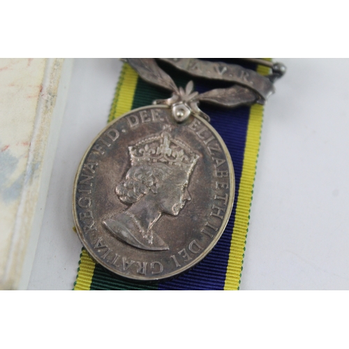 336 - Boxed ERII Medal - 22545918 L.Cpl R.N. Southam R.C.T