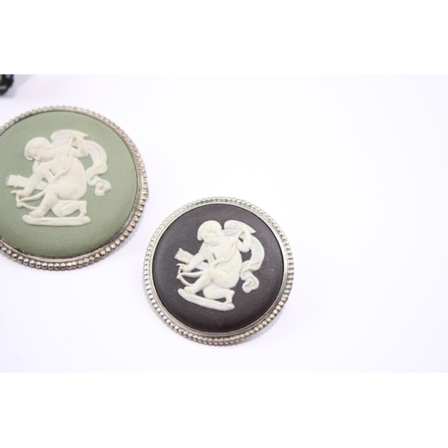 207 - Collection of Sterling Silver Wedgwood Jewellery, inc. Jasperware x 8 (64g)