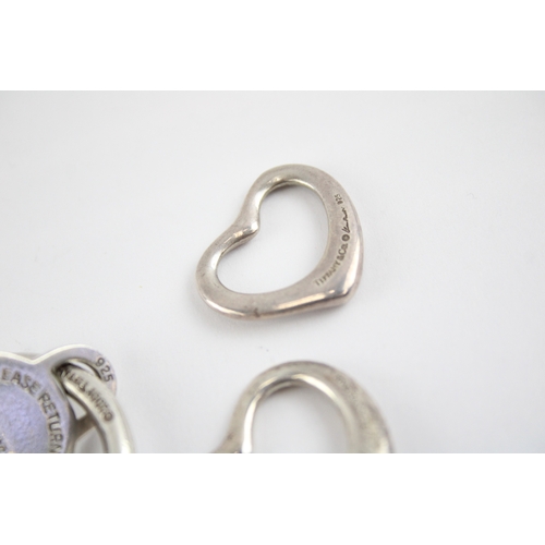 209 - Collection of Sterling Silver Tiffany & Co Accessories, inc. Heart, Tag x 5 (50g)