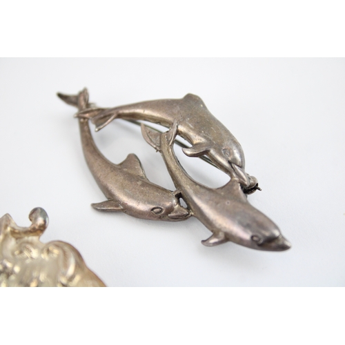 233 - Collection of Sterling Silver Animal Jewellery, inc. Bangle, Frog, Brooch x 5 (89g)