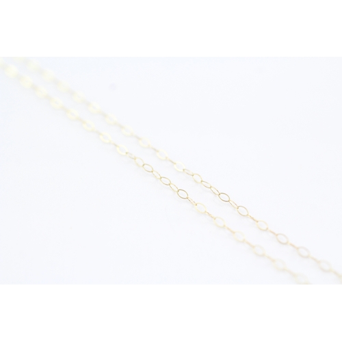 87 - 9ct gold dearest pendant necklace (1.6g)