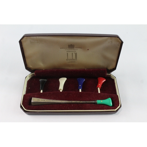 Vintage Alfred Dunhill .925 Sterling Silver Cheroot Cigarette Holder 7g