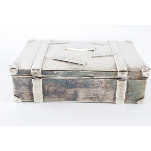Asprey & Co. .925 Sterling Silver Novelty Suitcase Trinket Jewellery ...