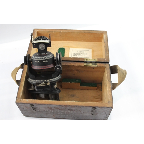 Boxed WW2 Era Astro Compass Mk II Maker Sperti Inc Cincinnati Ohio USA