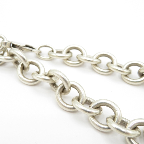 218 - Sterling Silver Tiffany & Co Bracelet, w/ Heart Tag (39g)