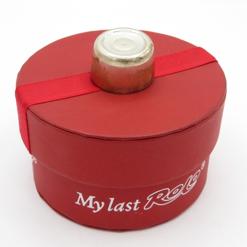 Novelty .925 Sterling Silver My Last Rolo Token / Trinket Boxed 14g