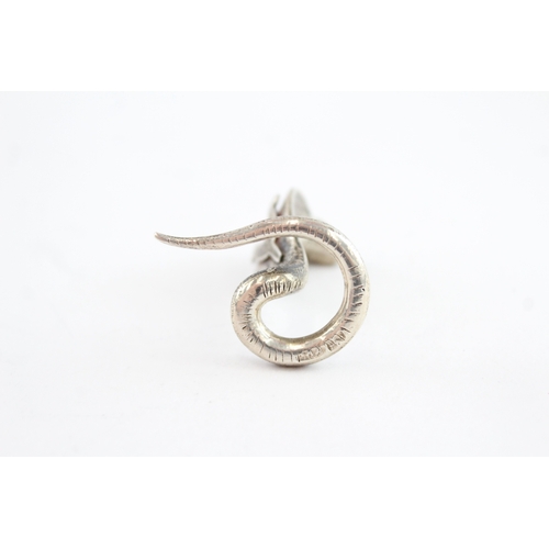 329 - Vintage .930 Silver Novelty Cobra Miniature 22g