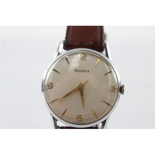 529 - Helvetia Watch Hand Wind WATCH RUNS