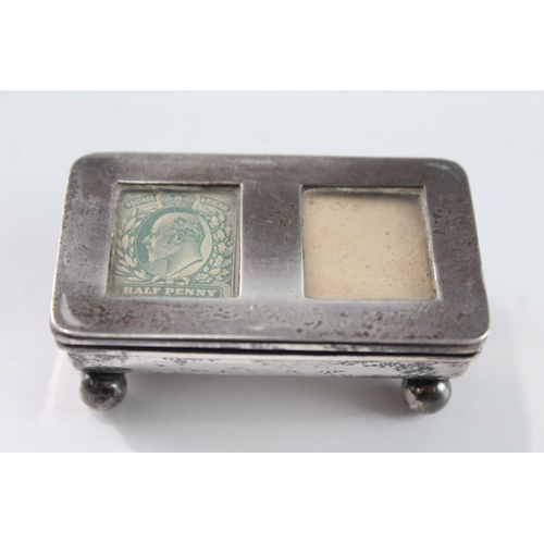 Late Victorian .925 Sterling Silver Double Stamp Caps 39g