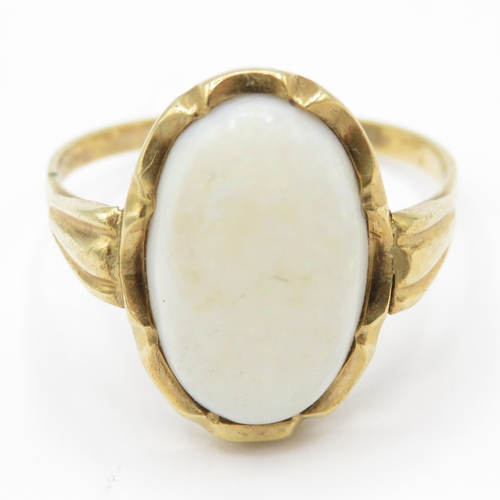 6 - 14t Gold Opal Dress Ring (2.8g) Size R