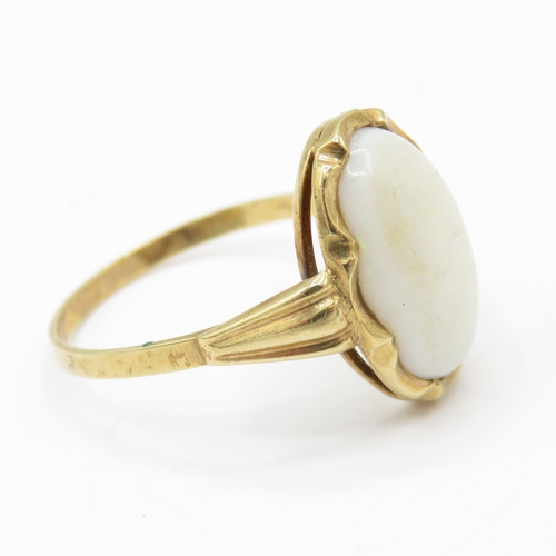 6 - 14t Gold Opal Dress Ring (2.8g) Size R
