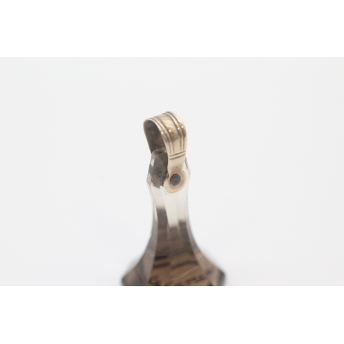 59 - Antique 9ct gold carved 