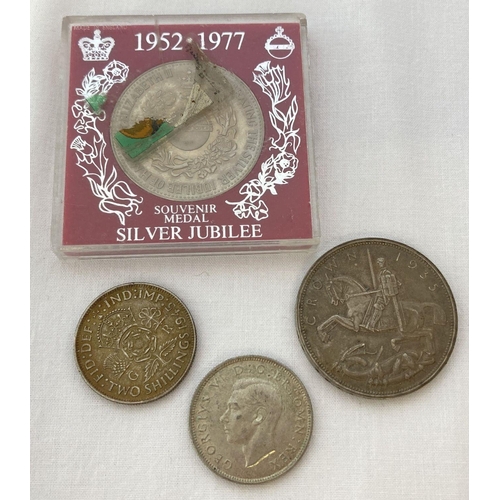 20 - 4 vintage coins. A 1935 