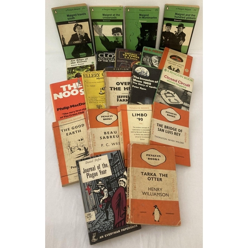 247 - A collection of mostly 1960's paperback novels and fiction books, mostly Crime & Science Fiction. To... 