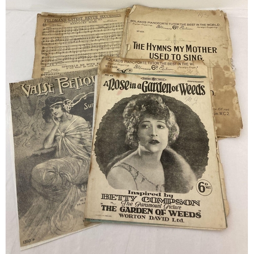 257 - A collection of early 20th century sheet music.