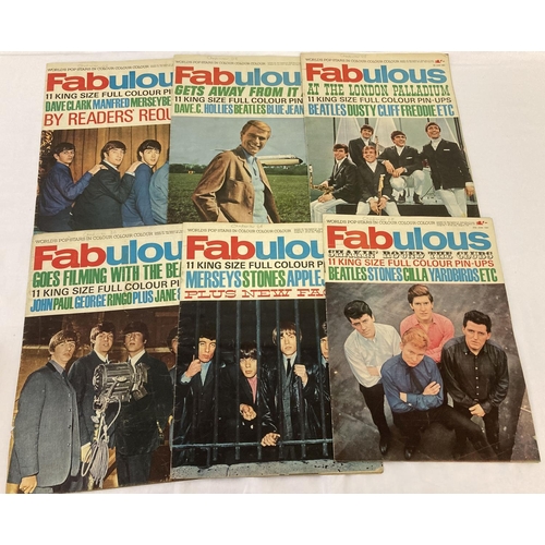 265 - 47 issues of Fabulous magazine from 1964 to include issue #2 with Cliff Richard cover.All in good co... 