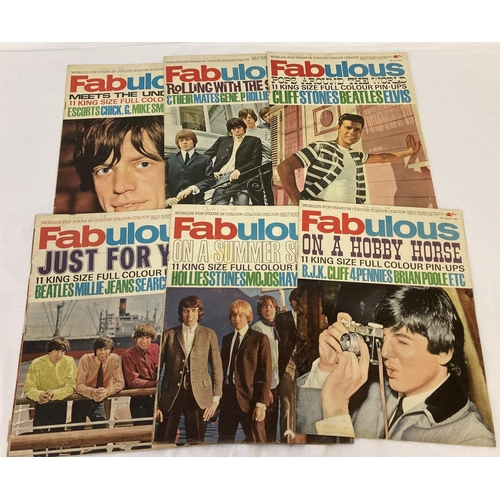 265 - 47 issues of Fabulous magazine from 1964 to include issue #2 with Cliff Richard cover.All in good co... 