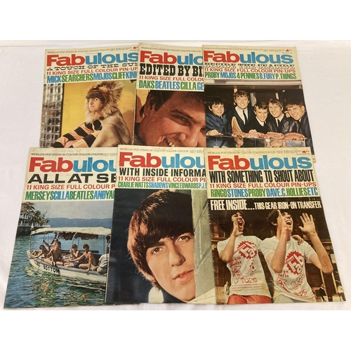 265 - 47 issues of Fabulous magazine from 1964 to include issue #2 with Cliff Richard cover.All in good co... 